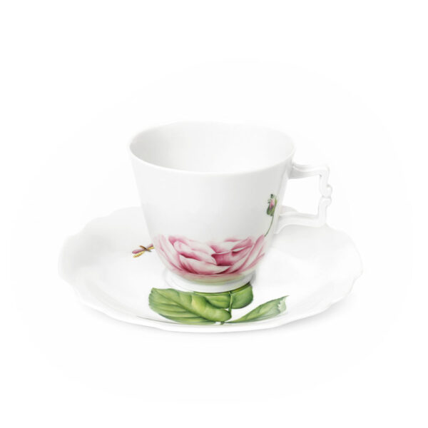 Augarten x Giambattista Valli Plein Air Coffee Cup and Saucer No. 1 | Available at Kneen & Co