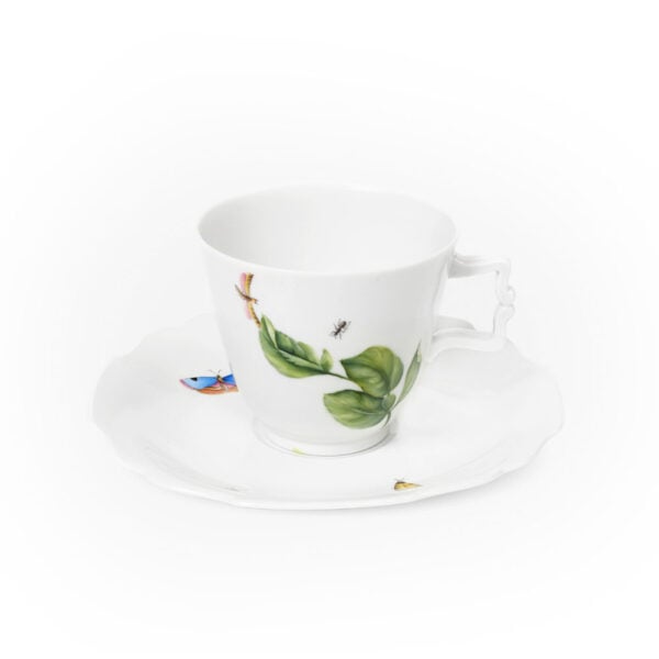 Augarten x Giambattista Valli Plein Air Coffee Cup and Saucer No. 2 | Available at Kneen & Co