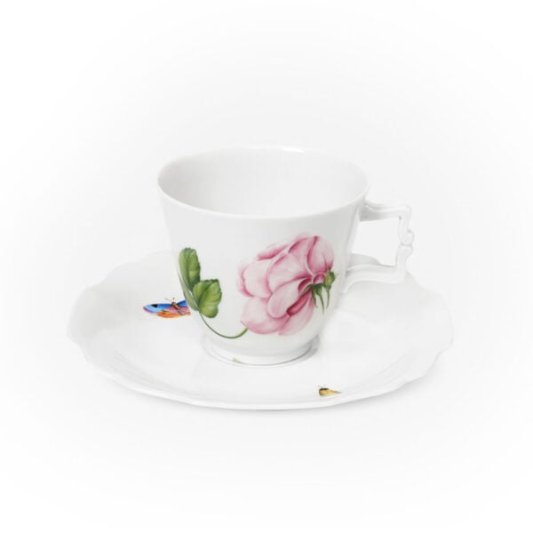 Augarten x Giambattista Valli Plein Air Coffee Cup and Saucer No. 6 | Available at Kneen & Co