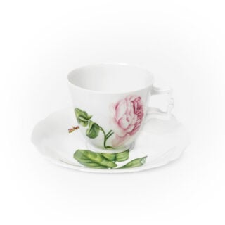 Augarten x Giambattista Valli Plein Air Coffee Cup and Saucer No. 3 | Available at Kneen & Co