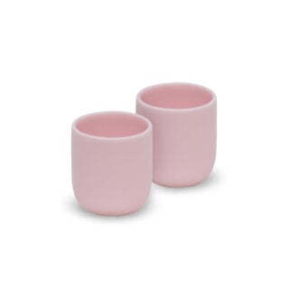 TF Design Modern Short Cup Pale Rose Pink - Set of 2