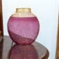Giberto Venezia Coralla Ruby and Gold Vase