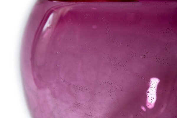 Giberto Venezia Coralla Ruby and Gold Vase