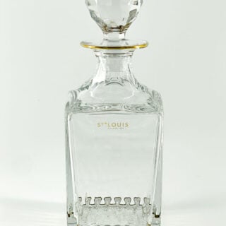 Saint-Louis Apollo Gold Rim Decanter | Kneen & Co Saint-Louis Apollo Gold Rim Decanter | Kneen & Co