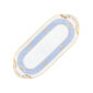 Herend Art Deco Blue Sandwich Tray | Kneen & Co