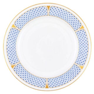Herend Art Deco Blue Service Plate| Kneen & Co