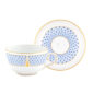 Herend Art Deco Blue Tea Cup and Saucer | Kneen & Co