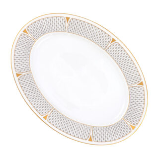 Herend Art Deco Gray Dinnerware | Kneen & Co