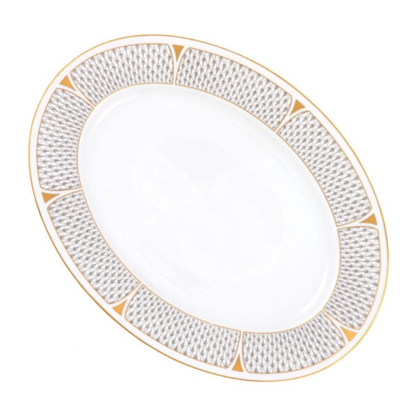 Herend Art Deco Gray Dinnerware | Kneen & Co