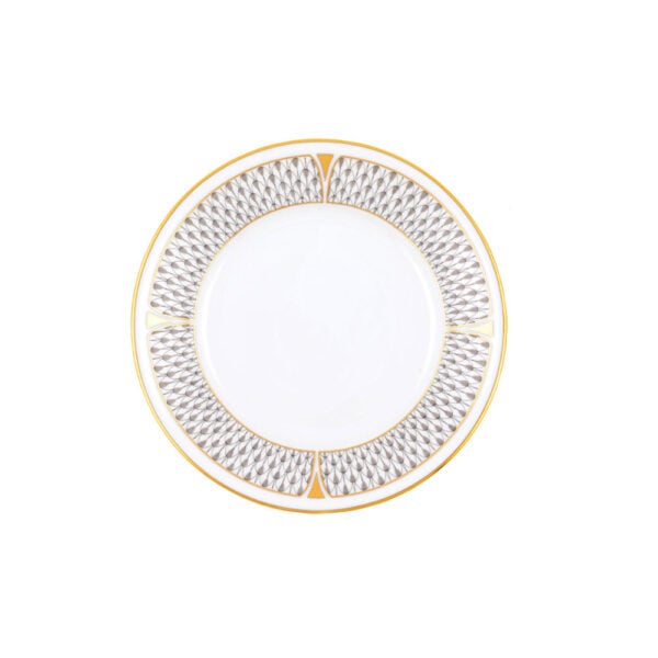 VHNKG-02515-0-00-Bread-&-Butter-Art-Deco-Grey-Herend Herend Art Deco Gray Dinnerware | Kneen & Co