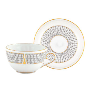 Herend Art Deco Gray Dinnerware | Kneen & Co