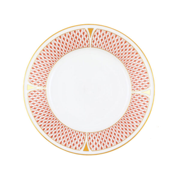 VHNKH-02520-0-00-dessert-plate-Art-deco-Rust-Herend Herend Art Deco Rust | Kneen & Co