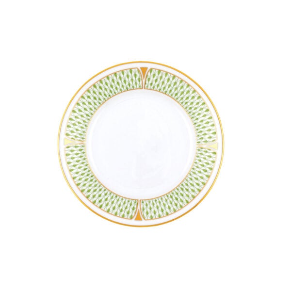 VHNKV202515-0-00-Bread&butter-Art-Deco-Green-Herend Herend Art Deco Green Dinnerware | Kneen & Co