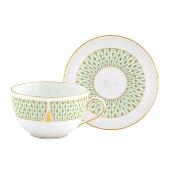 Herend Art Deco Green Dinnerware | Kneen & Co
