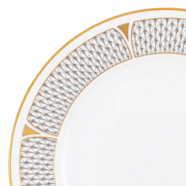 Art Deco Grey Dinnerware by Herend | Kneen & Co Art Deco Grey Dinnerware by Herend | Kneen & Co