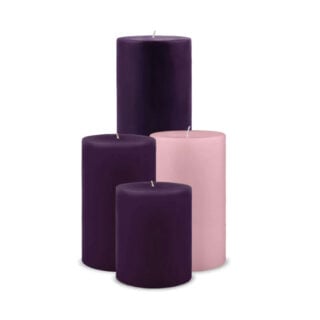 Creative Candles Advent Pillar Set | Kneen & Co