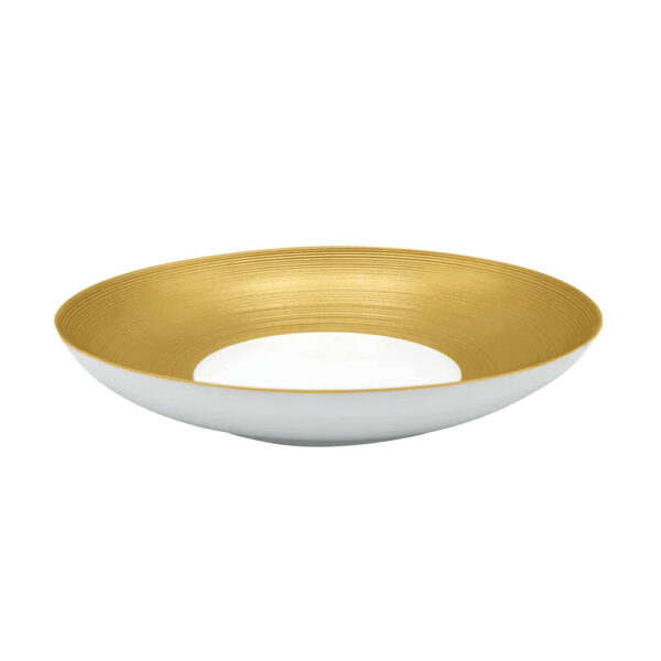 J.L Coquet Hemisphere Gold Salad Plate Medium | Kneen & co J.L Coquet Hemisphere Gold Salad Plate Medium | Kneen & co