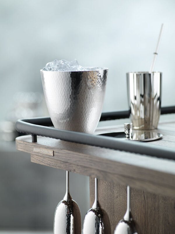 Robbe & Berking Silver Plated Ice Bucket with Lid | Kneen & Co