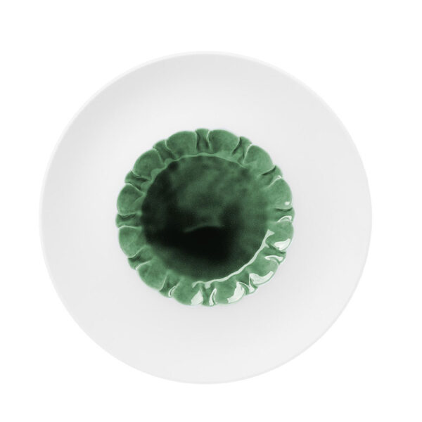 Hering Berlin Evolution Emerald Rimmed Plate | Kneen & Co Hering Berlin Evolution Emerald Rimmed Plate | Kneen & Co