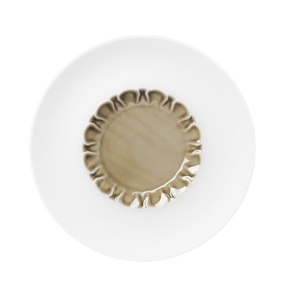 Hering Berlin Evolution Silent Brass Rimmed Plate | Kneen & Co Hering Berlin Evolution Silent Brass Rimmed Plate | Kneen & Co