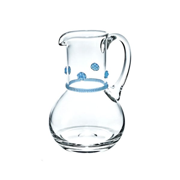 Theresienthal Bacchus Small Pitcher Blue | Kneen & Co