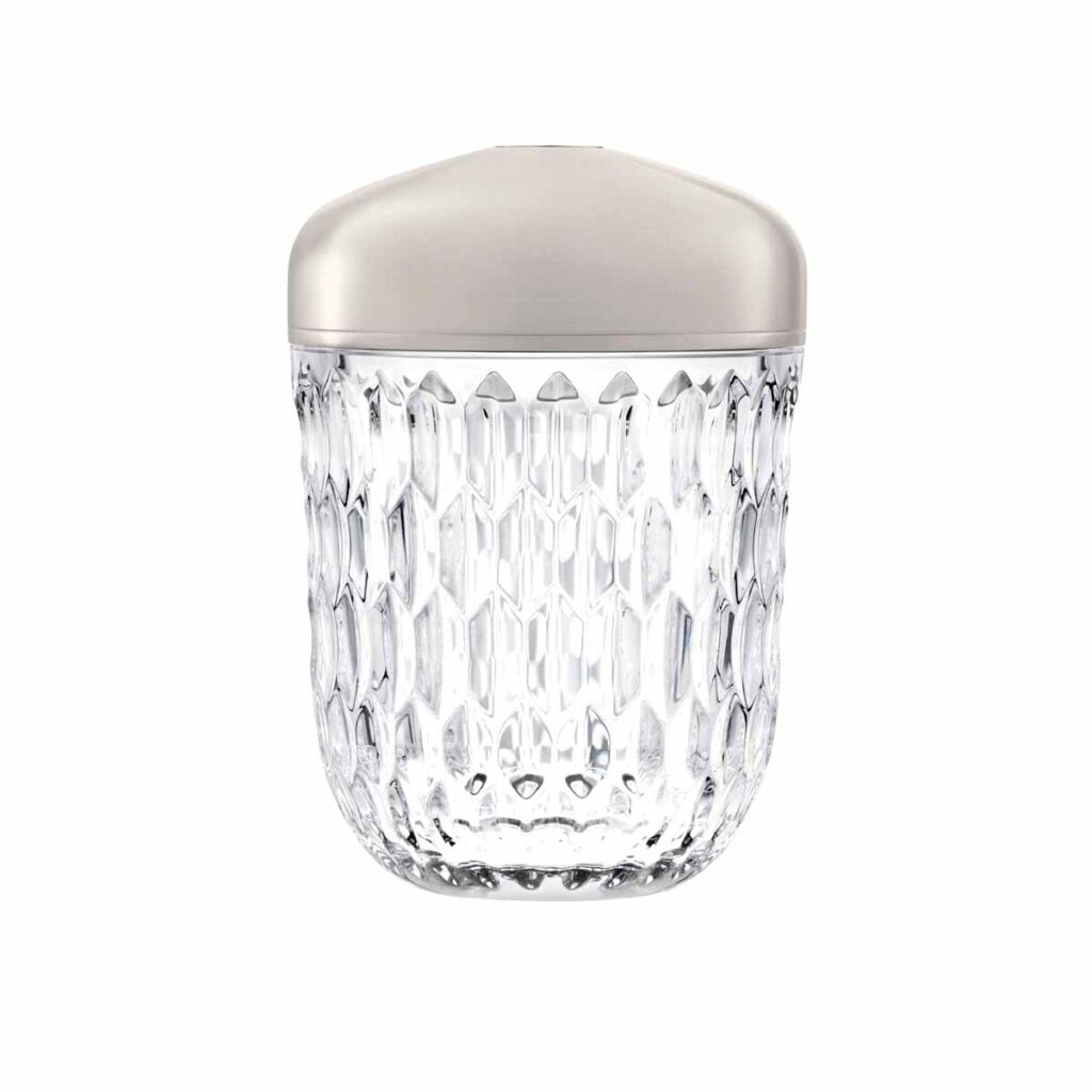 241111F　saint louis クリスタル　13世　クリアボトル　希少品 150BF500-Folia-miniPortbleLamp