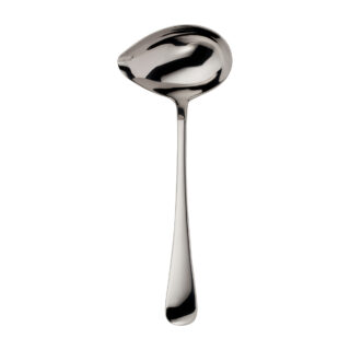 Robbe & Berking Como Saucer Ladle in Stainless Steel.