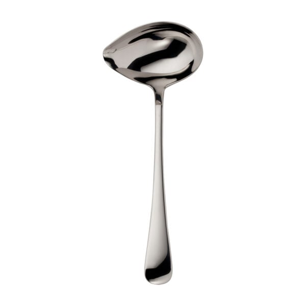 Robbe & Berking Como Saucer Ladle in Stainless Steel.