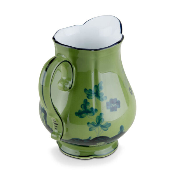 Ginori 1735 Oriente Italiano Milk Jug for 6 in Malachite | Kneen & Co