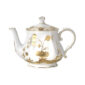 Ginori 1735 Oriente Italiano Aurum Teapot with Cover for 6 | Kneen & Co