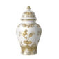 Ginori 1735 Oriente Italiano Aurum Potiche Vase With Cover 38 cm | Kneen & Co