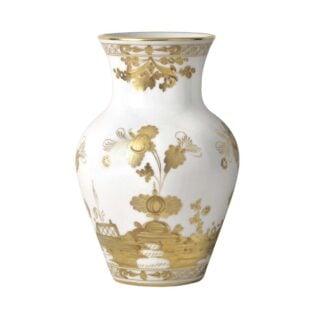 Ginori 1735 Oriente Italiano Aurum Ming Vase 25 cm | Kneen & Co