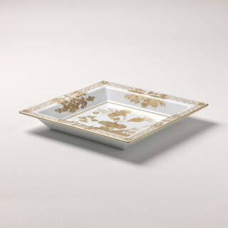 Ginori 1735 Oriente Italiano Aurum Large Squared Vide Poche | Kneen & Co