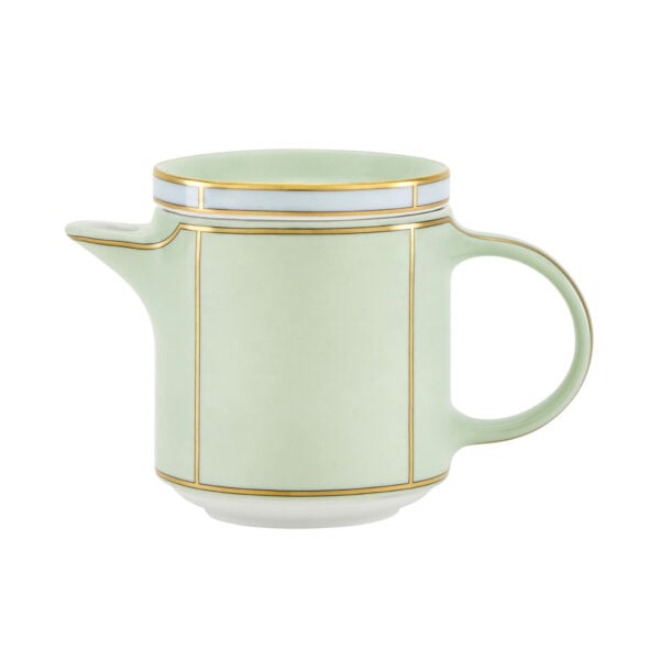 Ginori 1735 Diva Verde Colonna Coffeepot With Cover | Kneen & Co
