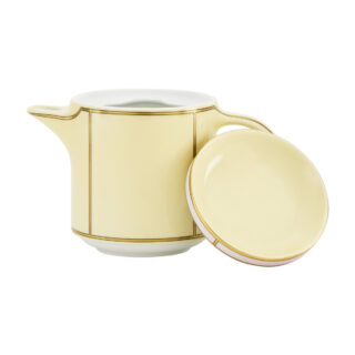 Ginori 1735 Diva Giallo Colonna Coffeepot With Cover | Kneen & Co