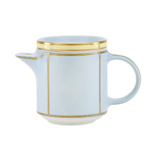 Ginori 1735 Diva Celeste Colonna Coffeepot With Cover | Kneen & Co