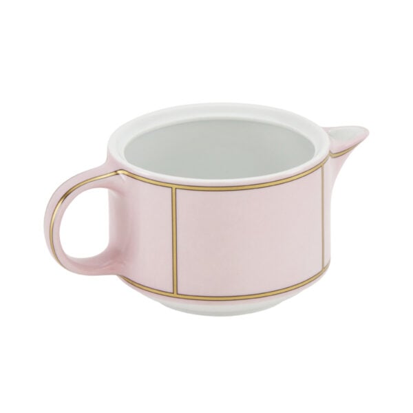 GINORI-DIVA-008RG00_FLT000010300G00134902-1-1200sq-100KB Ginori 1735 Diva Rosa Colonna Milk Jug | Kneen & Co