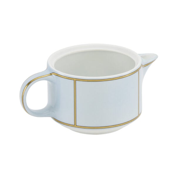 Ginori 1735 Diva Celeste Colonna Milk Jug | Kneen & Co