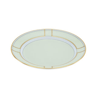 Ginori 1735 Diva Verde Colonna Dessert Plate | Kneen & Co