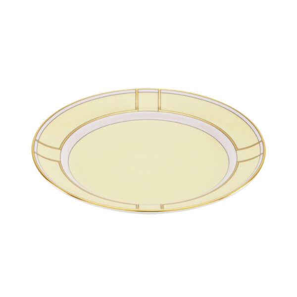 Ginori 1735 Diva Giallo Colonna Dessert Plate | Kneen & Co