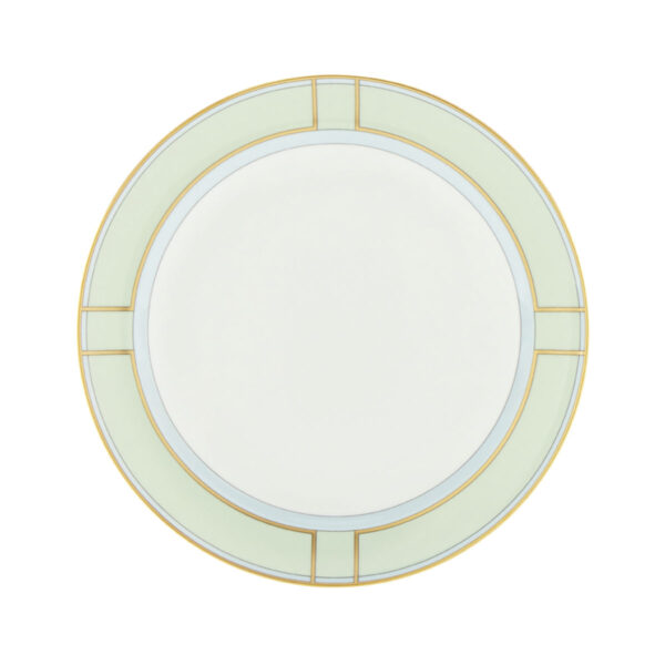 Ginori 1735 Diva Verde Colonna Flat Plate | Kneen & Co