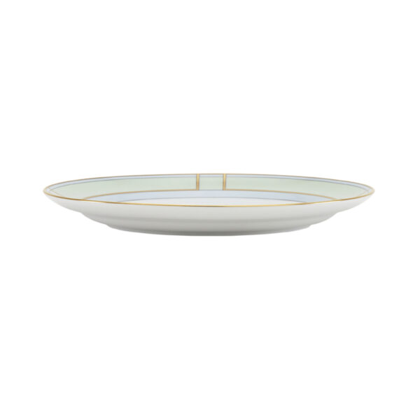 Ginori 1735 Diva Verde Colonna Flat Plate | Kneen & Co
