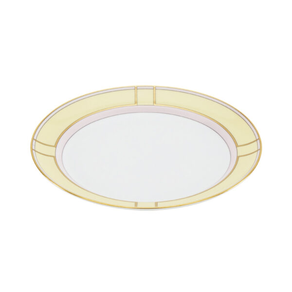 Ginori 1735 Diva Giallo Colonna Flat Plate | Kneen & Co