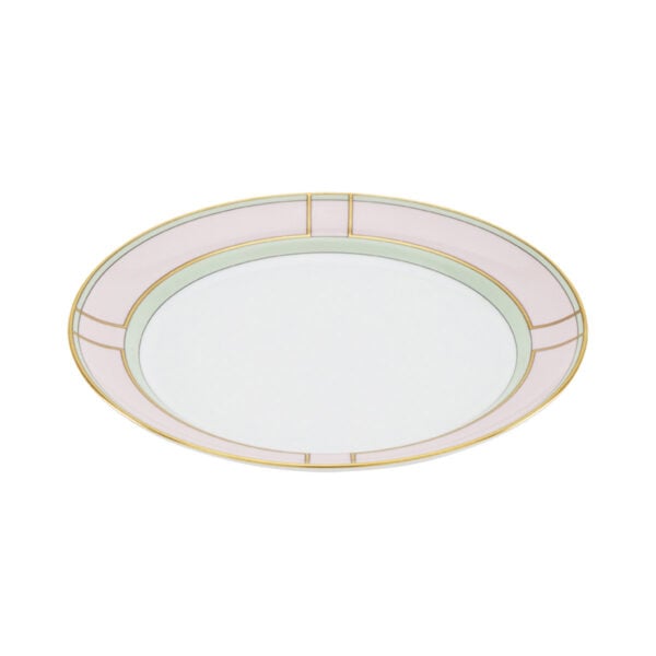 GINORI-DIVA-008RG00_FPT110010240G00134902-1-1200sq-100KB Ginori 1735 Diva Rosa Colonna Flat Plate | Kneen & Co