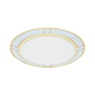 Ginori 1735 Diva Celeste Colonna Flat Plate | Kneen & Co