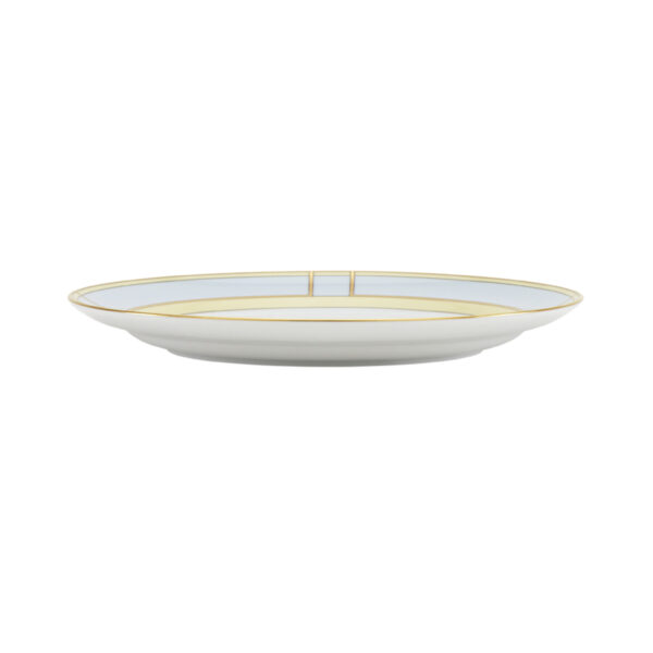 GINORI-DIVA-008RG00_FPT110010240G00134903-3-1200sq-100KB Ginori 1735 Diva Celeste Colonna Flat Plate | Kneen & Co