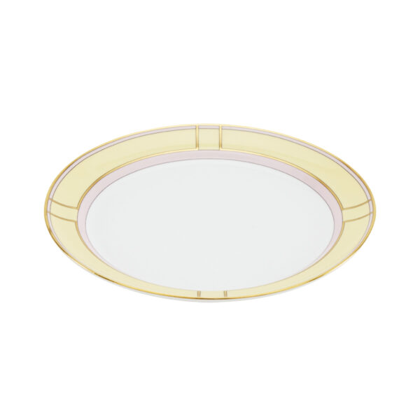 Ginori 1735 Diva Giallo Colonna Dinner Plate | Kneen & Co