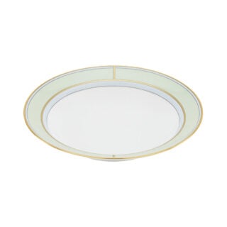 Ginori 1735 Diva Verde Colonna Soup Plate | Kneen & Co