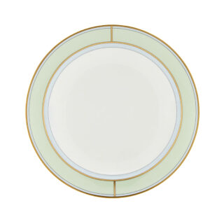 Ginori 1735 Diva Verde Colonna Soup Plate | Kneen & Co