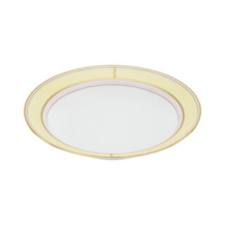Ginori 1735 Diva Giallo Colonna Soup Plate | Kneen & Co